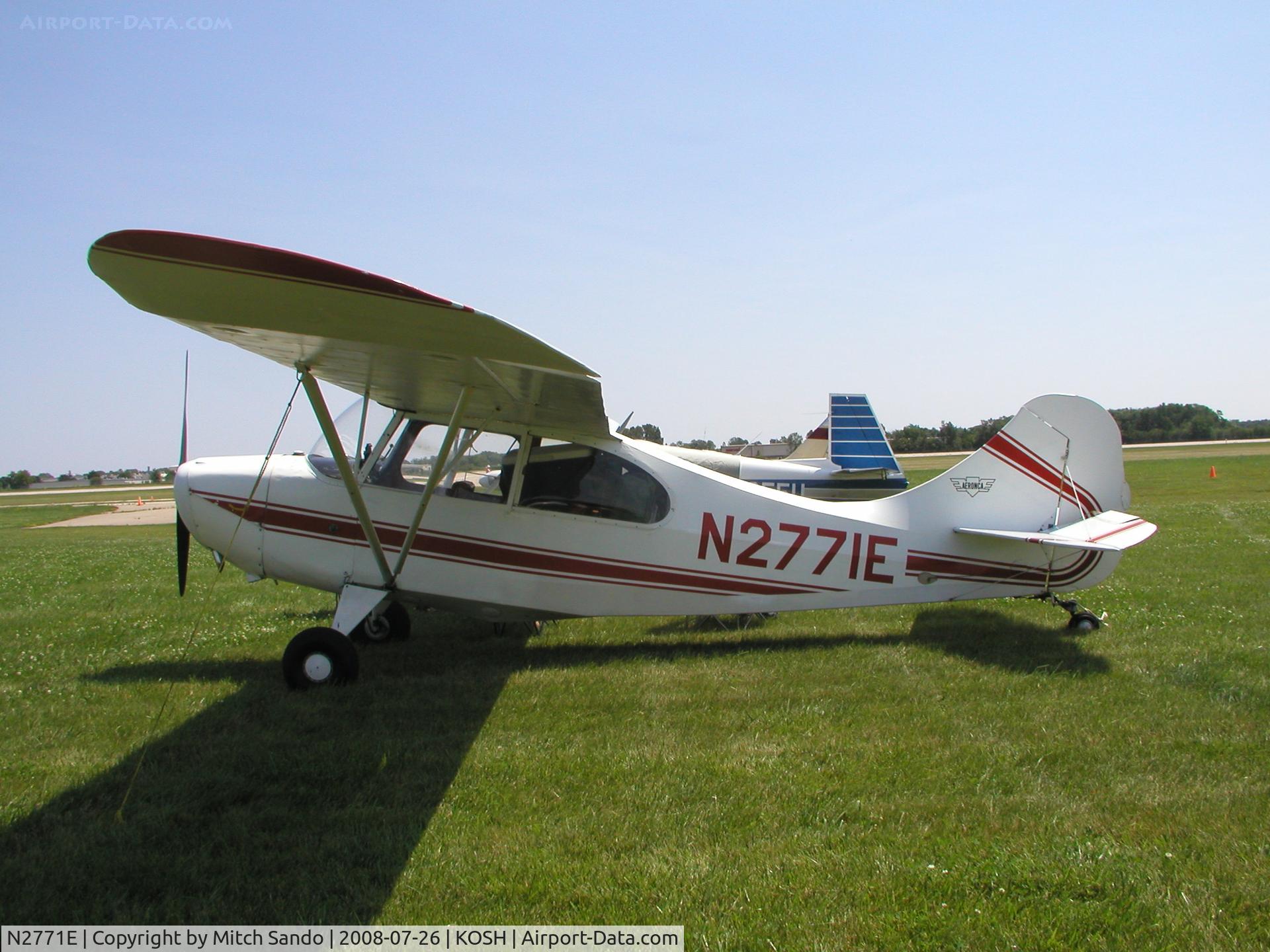 N2771E, 1946 Aeronca 7AC Champion C/N 7AC-6355, EAA AirVenture 2008.