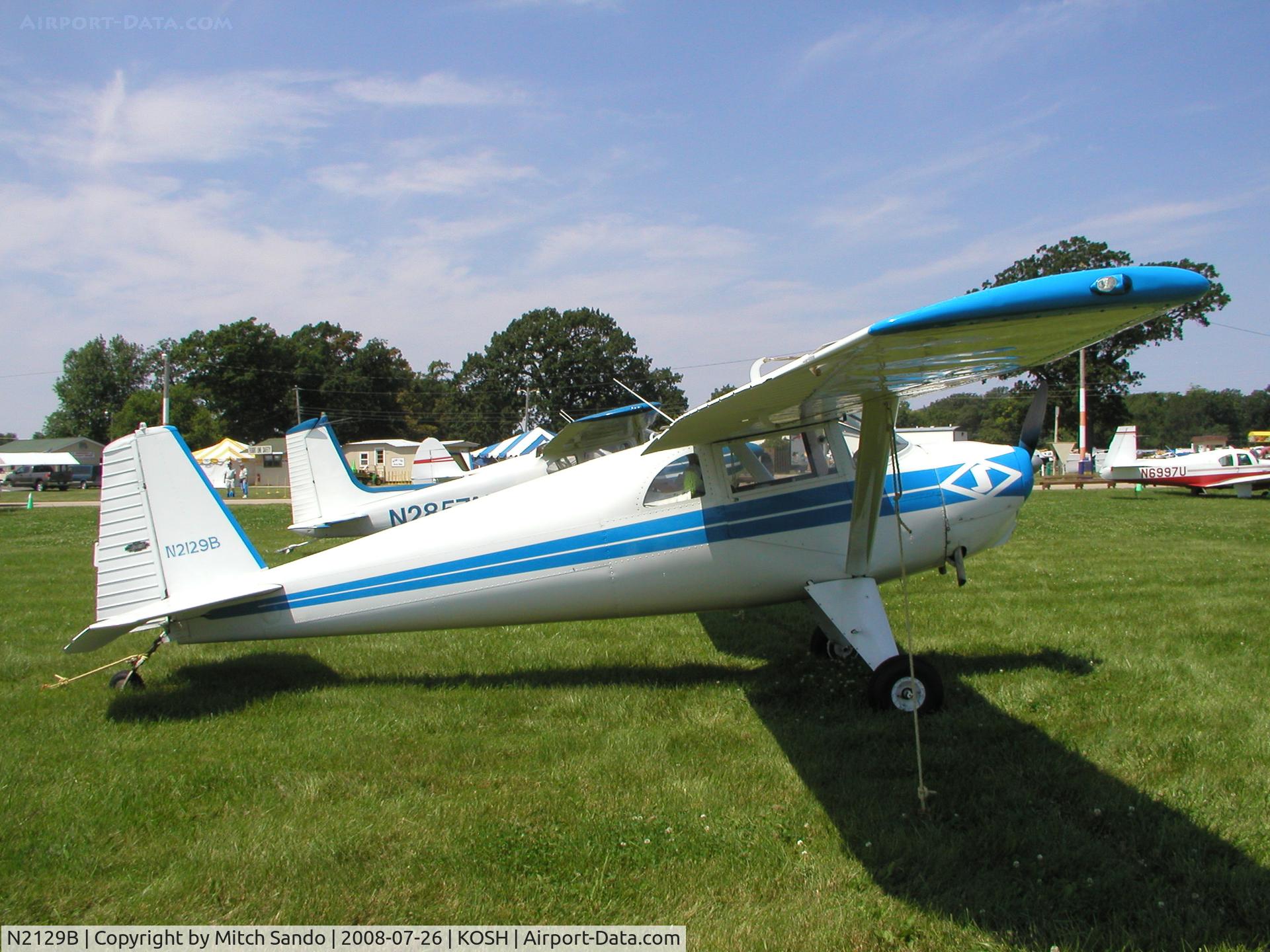 N2129B, 1949 Luscombe 8F Silvaire C/N 6556, EAA AirVenture 2008.