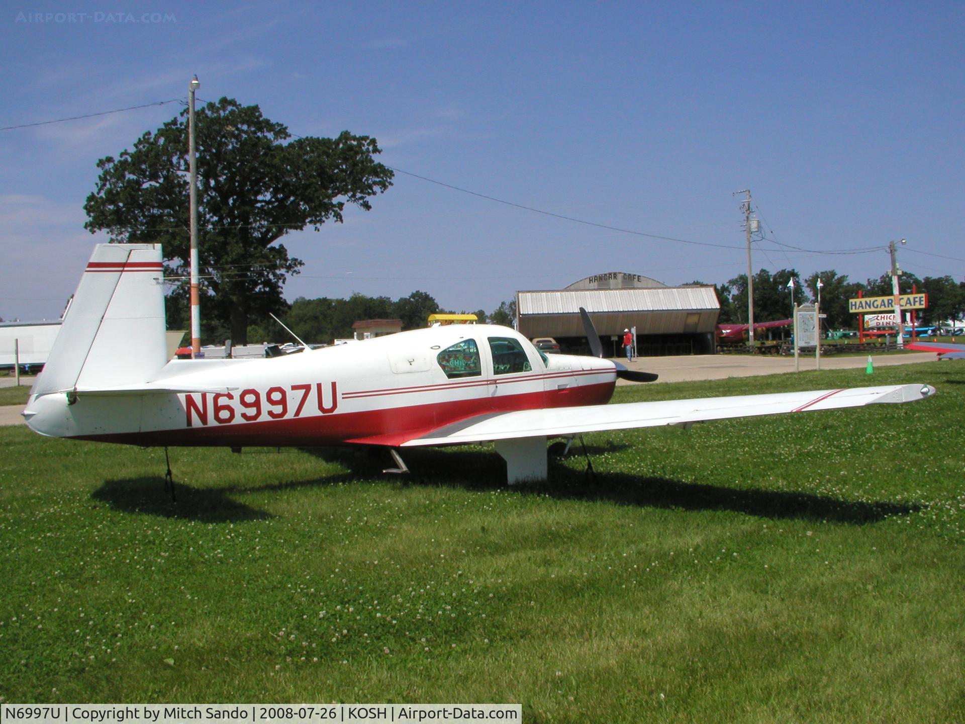 N6997U, 1964 Mooney M20C Ranger C/N 2718, EAA AirVenture 2008.