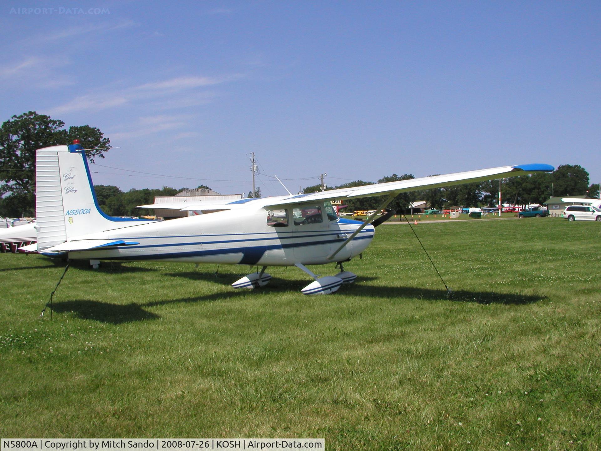 N5800A, 1956 Cessna 172 C/N 28400, EAA AirVenture 2008.