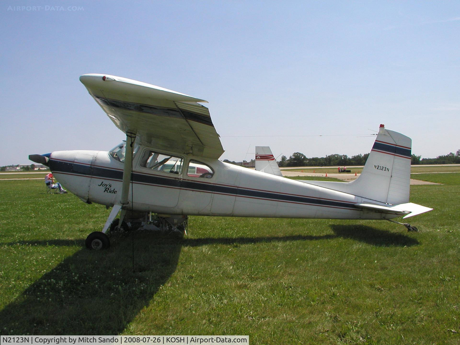 N2123N, 1955 Cessna 180 C/N 31815, EAA AirVenture 2008.