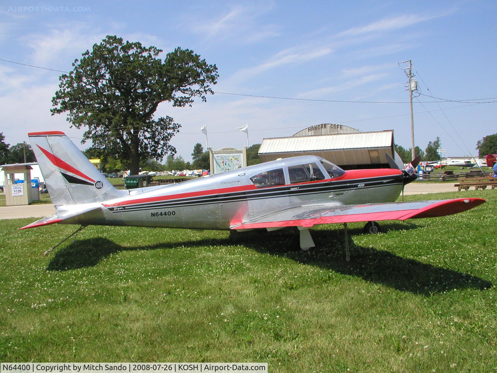 N64400, 1964 Piper PA-24-400 Comanche 400 C/N 26-36, EAA AirVenture 2008.