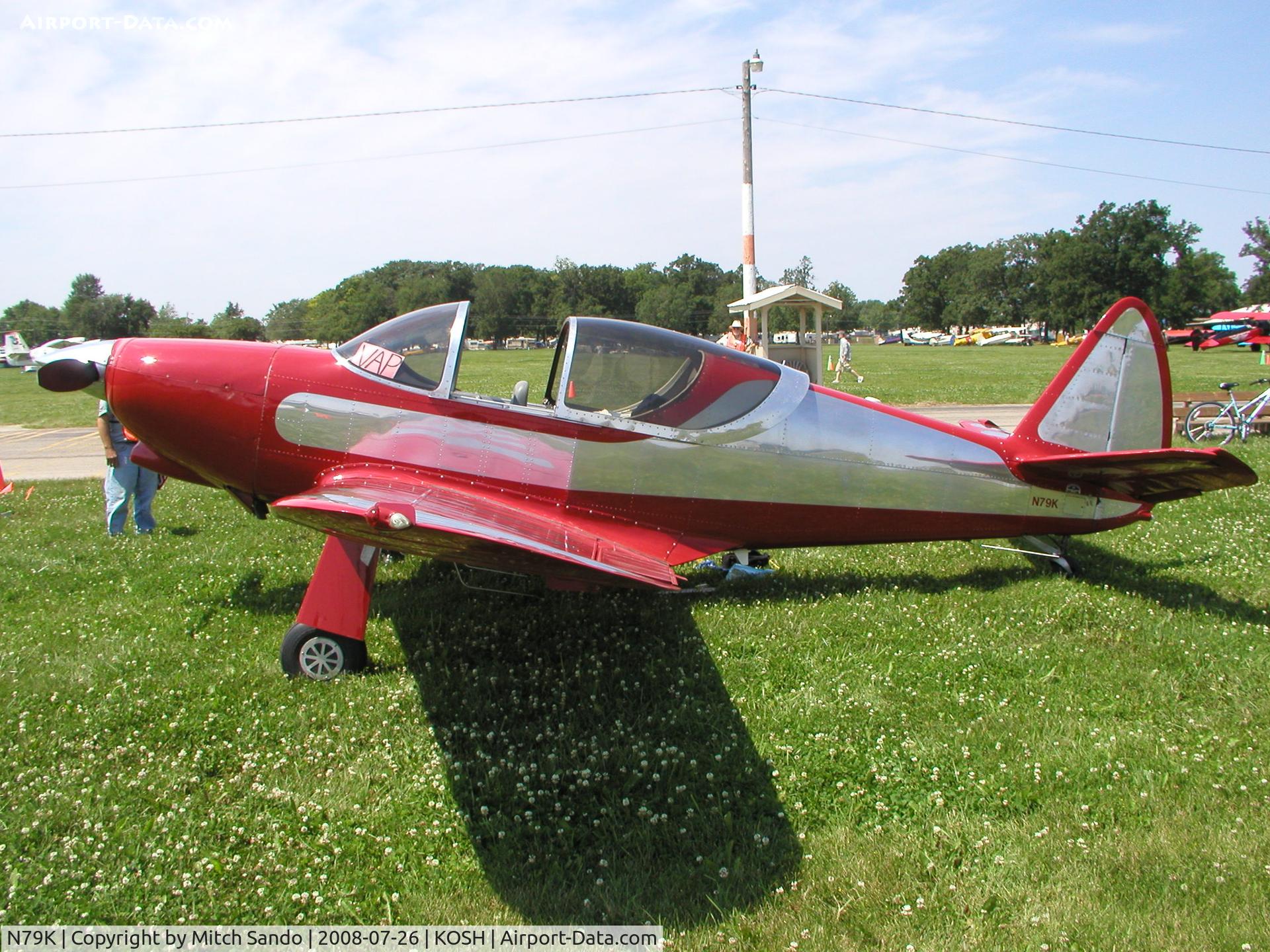 N79K, 1946 Globe GC-1B Swift C/N 1398, EAA AirVenture 2008.