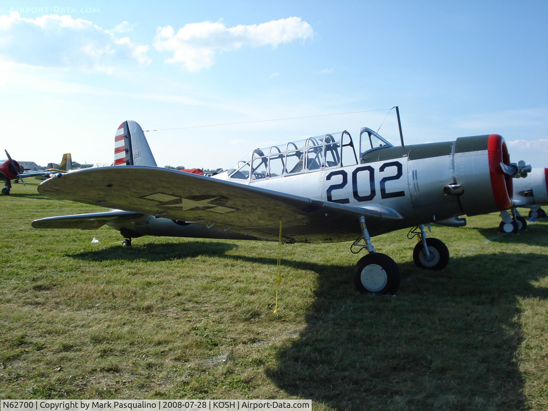 N62700, 1941 Convair BT-13A Valiant C/N 1850, Convair BT-13A