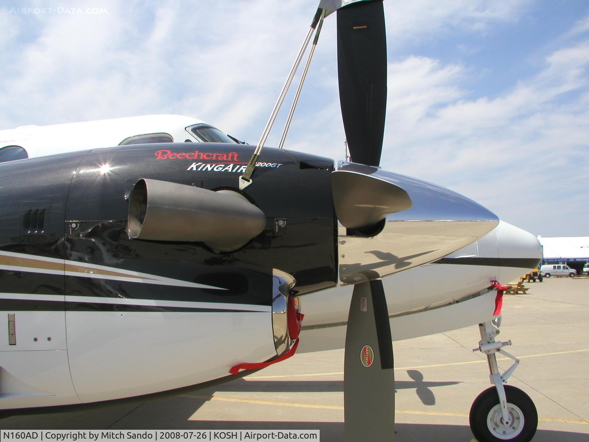 N160AD, 2008 Hawker Beechcraft B200GT King Air C/N BY-42, EAA AirVenture 2008.