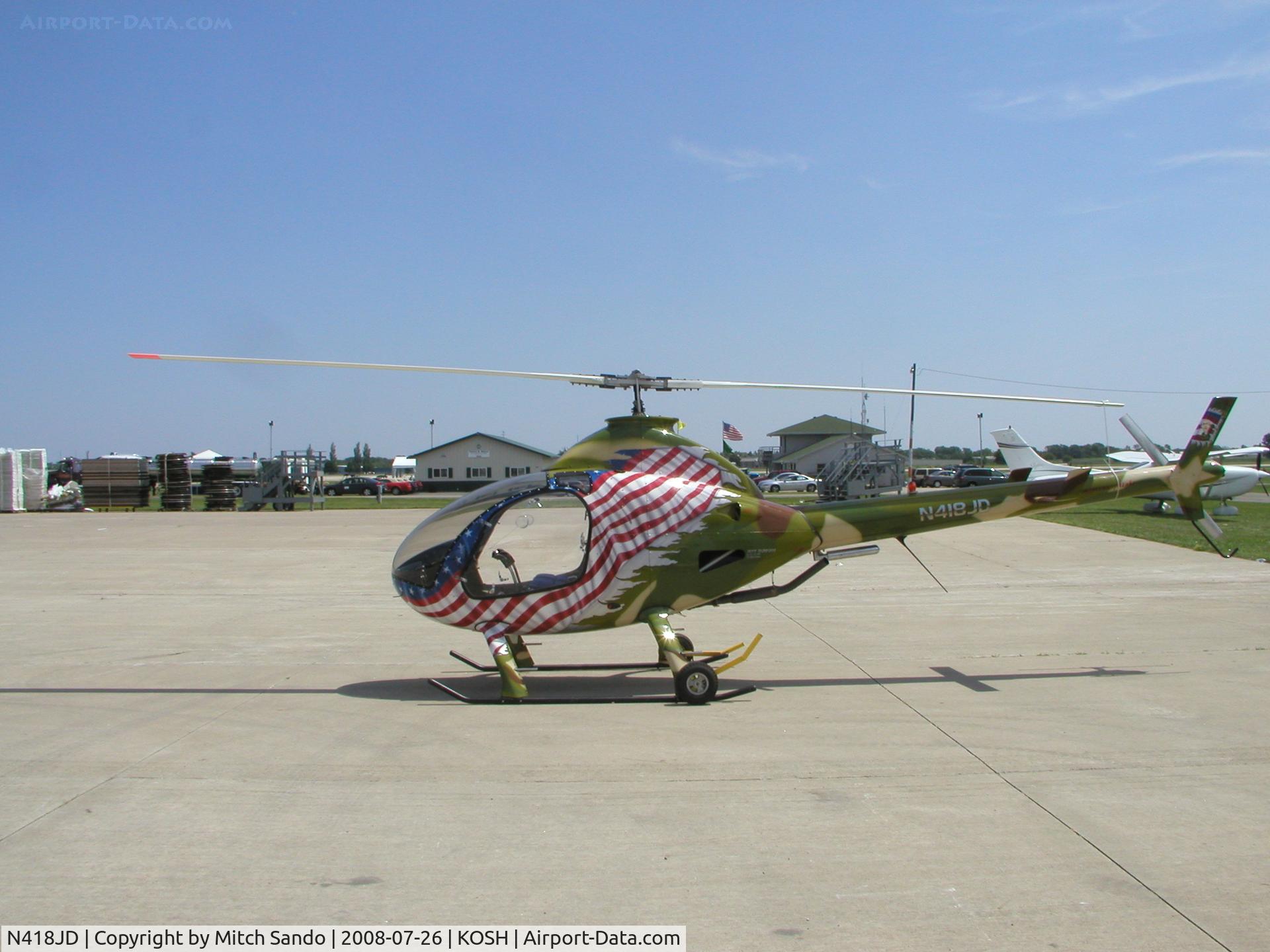 N418JD, Rotorway Exec C/N DUNHAM 1, EAA AirVenture 2008.