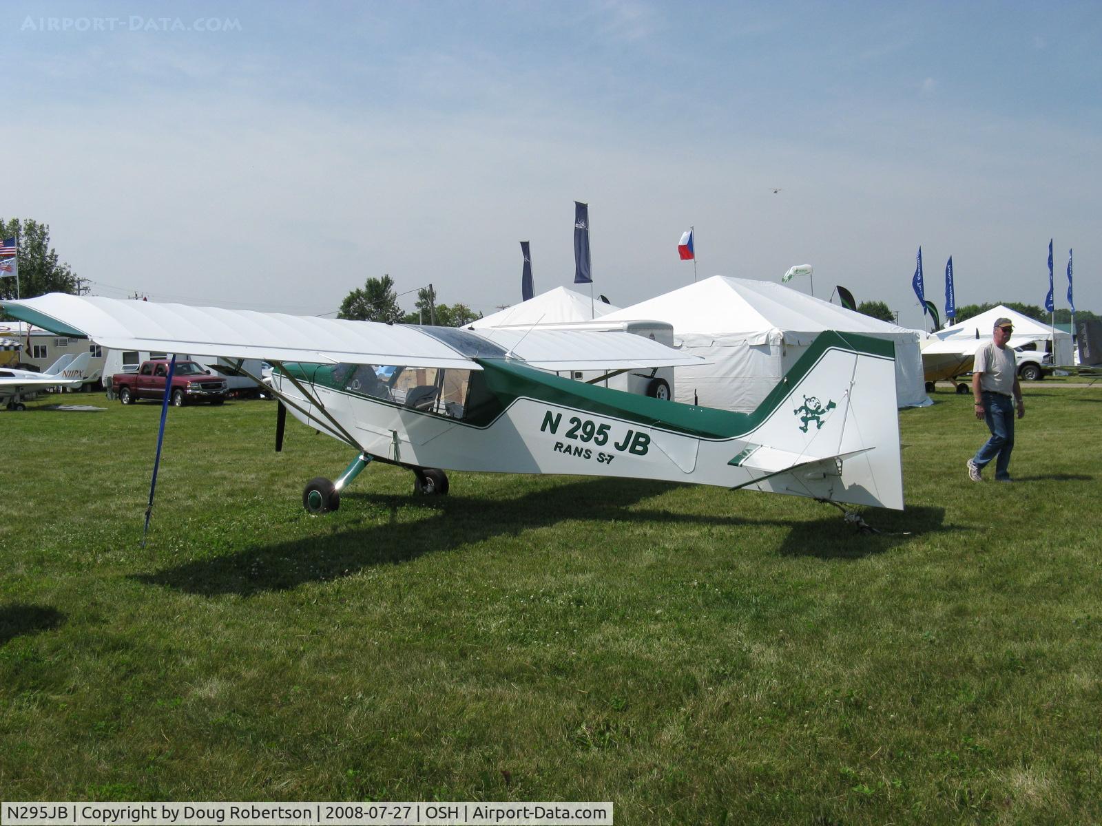 N295JB, 2003 Rans S-7 Courier C/N 0900295, 2003 Brady RANS S-7, Rotax