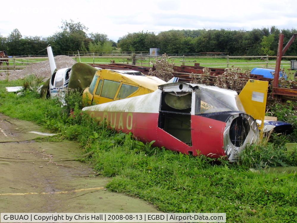 G-BUAO, 1946 Luscombe 8A C/N 4089, with two other fuselages