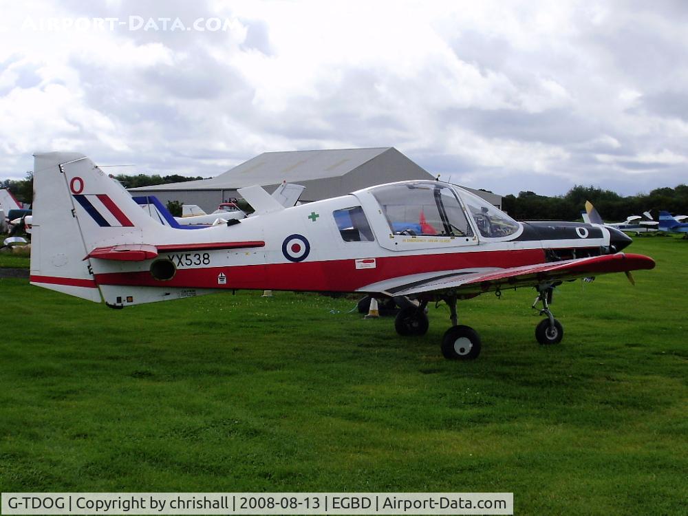 G-TDOG, 1973 Scottish Aviation Bulldog T.1 C/N BH.120/230, Previous ID: XX538