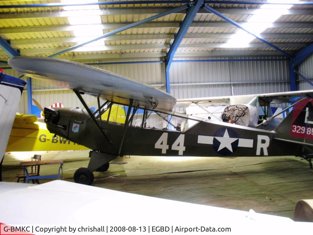 G-BMKC, 1943 Piper L-4H Grasshopper (J3C-65D) C/N 11145, R-44 / 329854