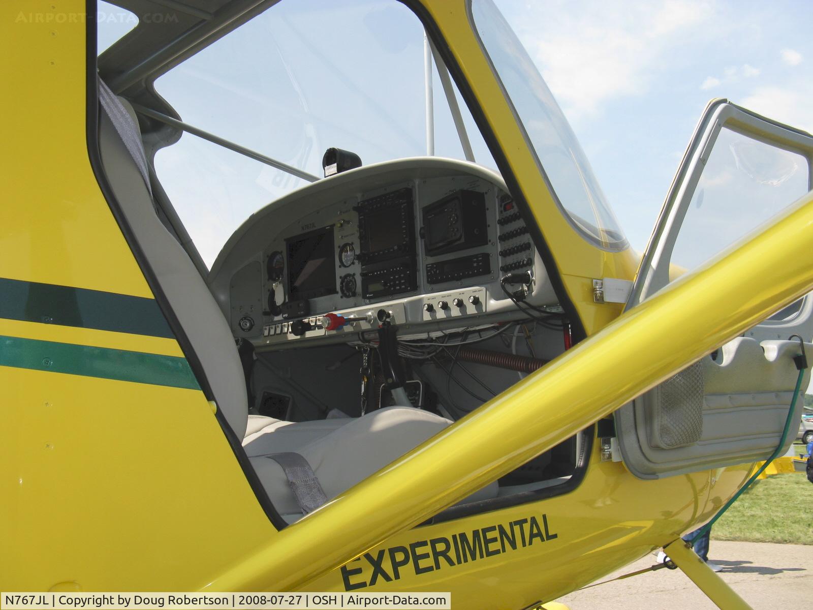 N767JL, 2007 Glasair GS-2 Sportsman C/N 7205, 2007 Lundblad GS-2 SPORTSMAN, Lycoming IO-390-X 210 Hp, panel