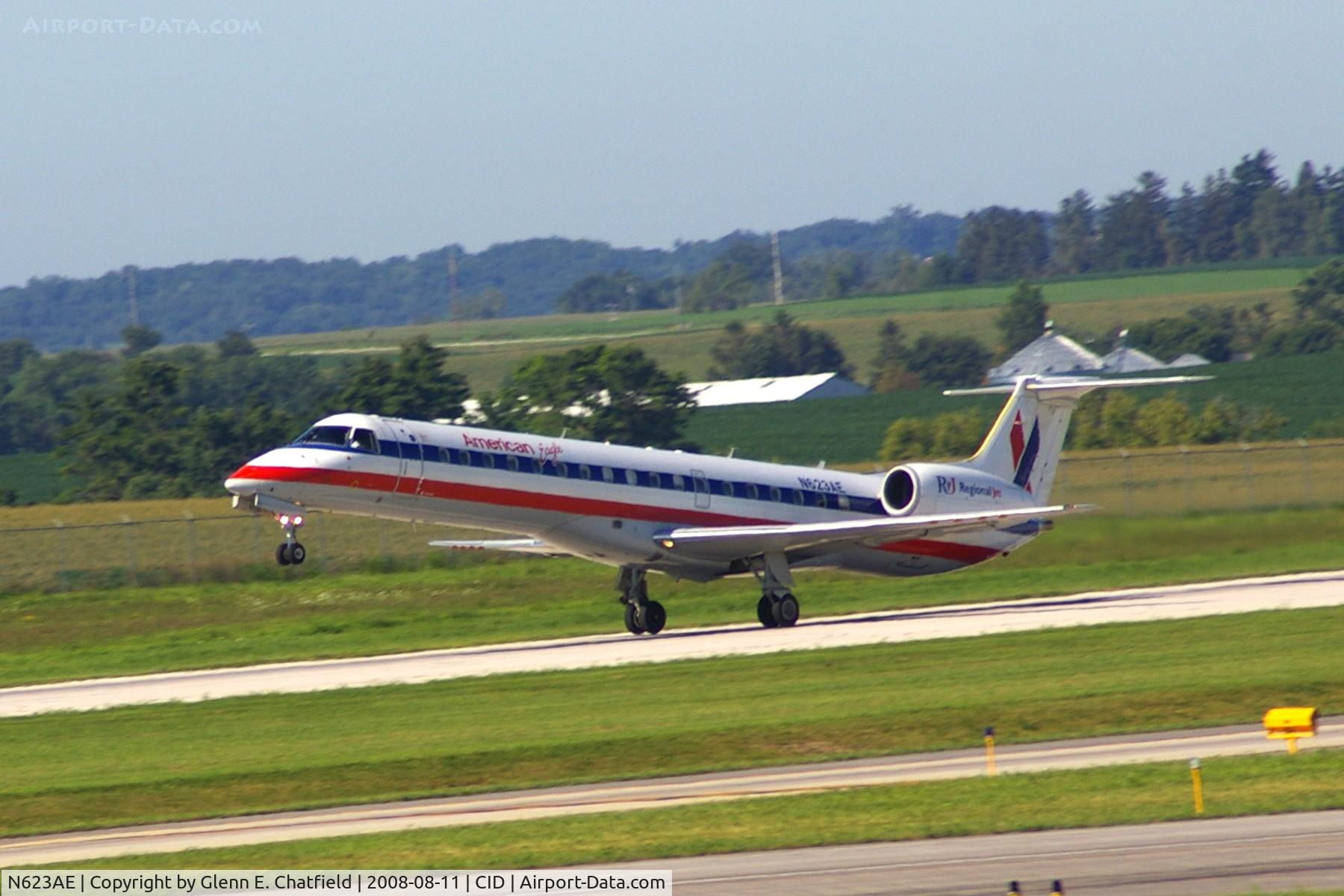 N623AE, 1999 Embraer ERJ-145LR (EMB-145LR) C/N 145109, Just rotating on Runway 9