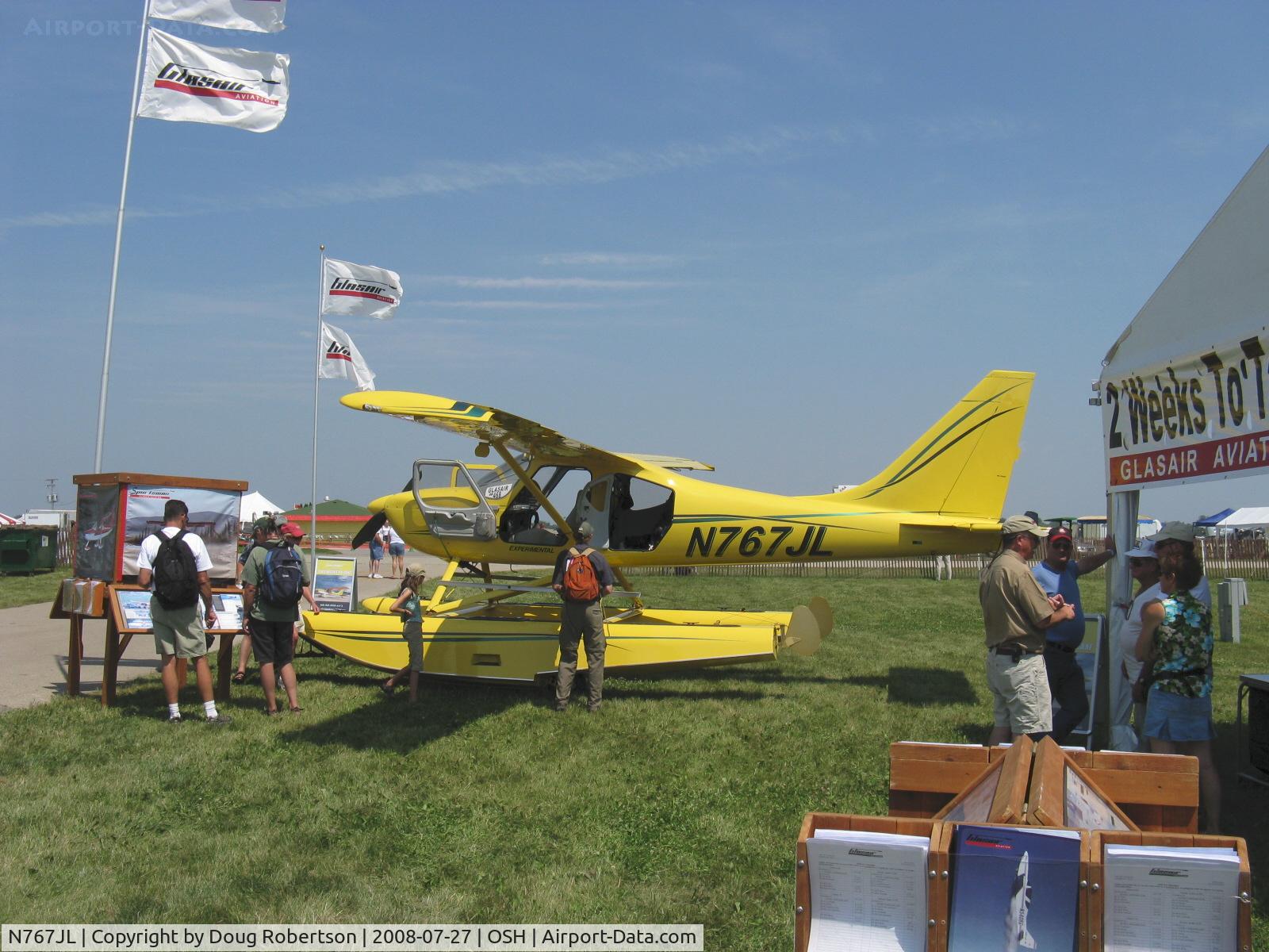N767JL, 2007 Glasair GS-2 Sportsman C/N 7205, 2007 Lundblad GS-2 Sportsman, Lycoming IO-390-X 210 Hp