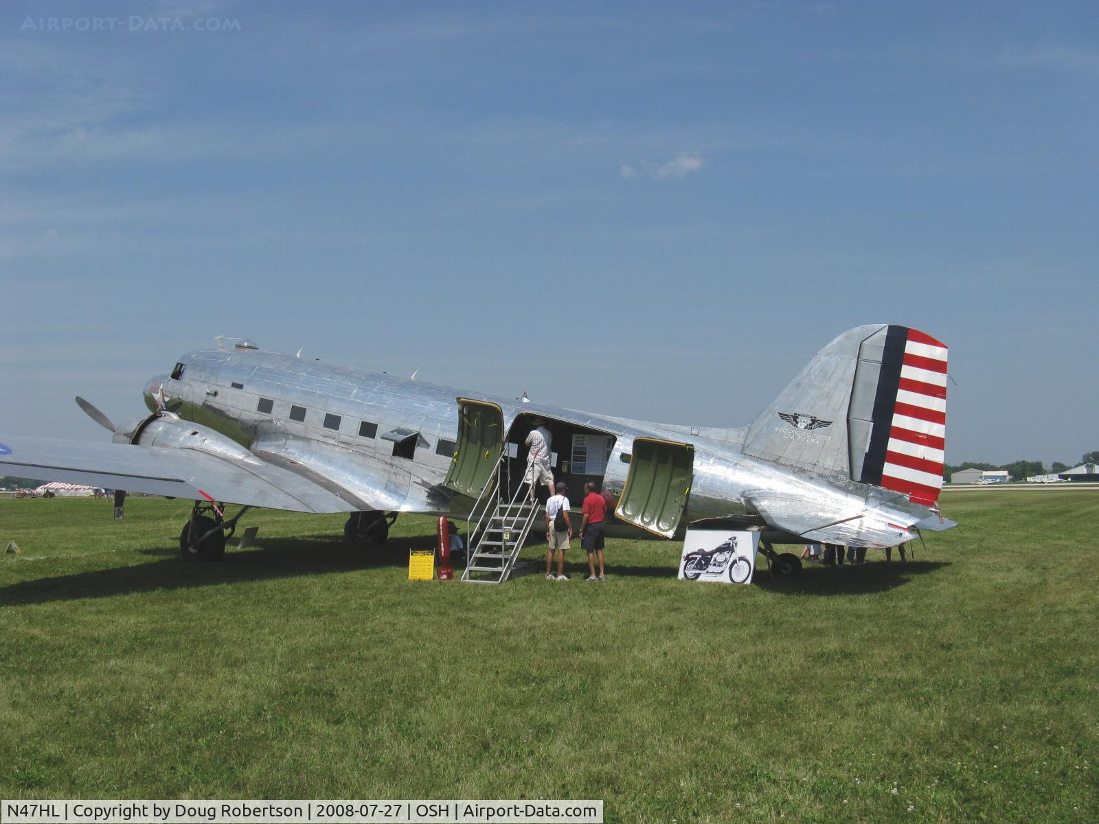 N47HL, 1943 Douglas C-47B-20-DK C/N 27203, 1943 Douglas DC-3, two P&W R-1830s
