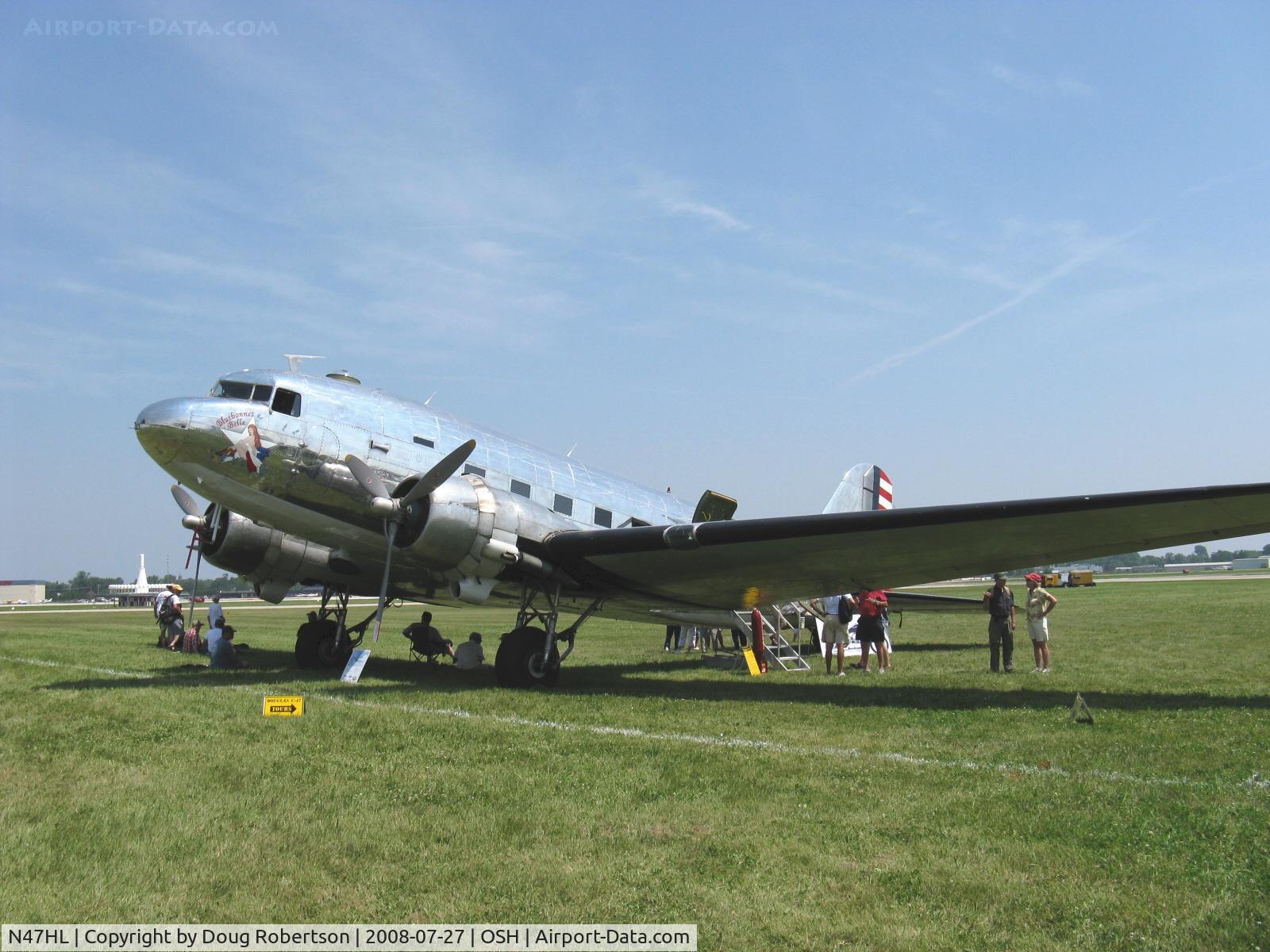 N47HL, 1943 Douglas C-47B-20-DK C/N 27203, 1943 Douglas DC-3, two P&W R-1830s