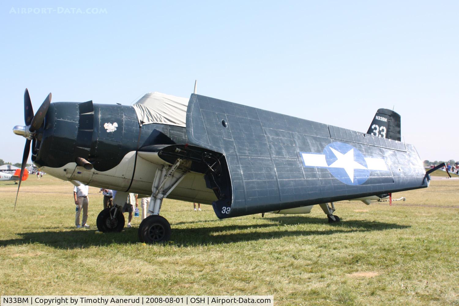 N33BM, 1943 Grumman TBM-3E Avenger C/N 53119, EAA AirVenture 2008