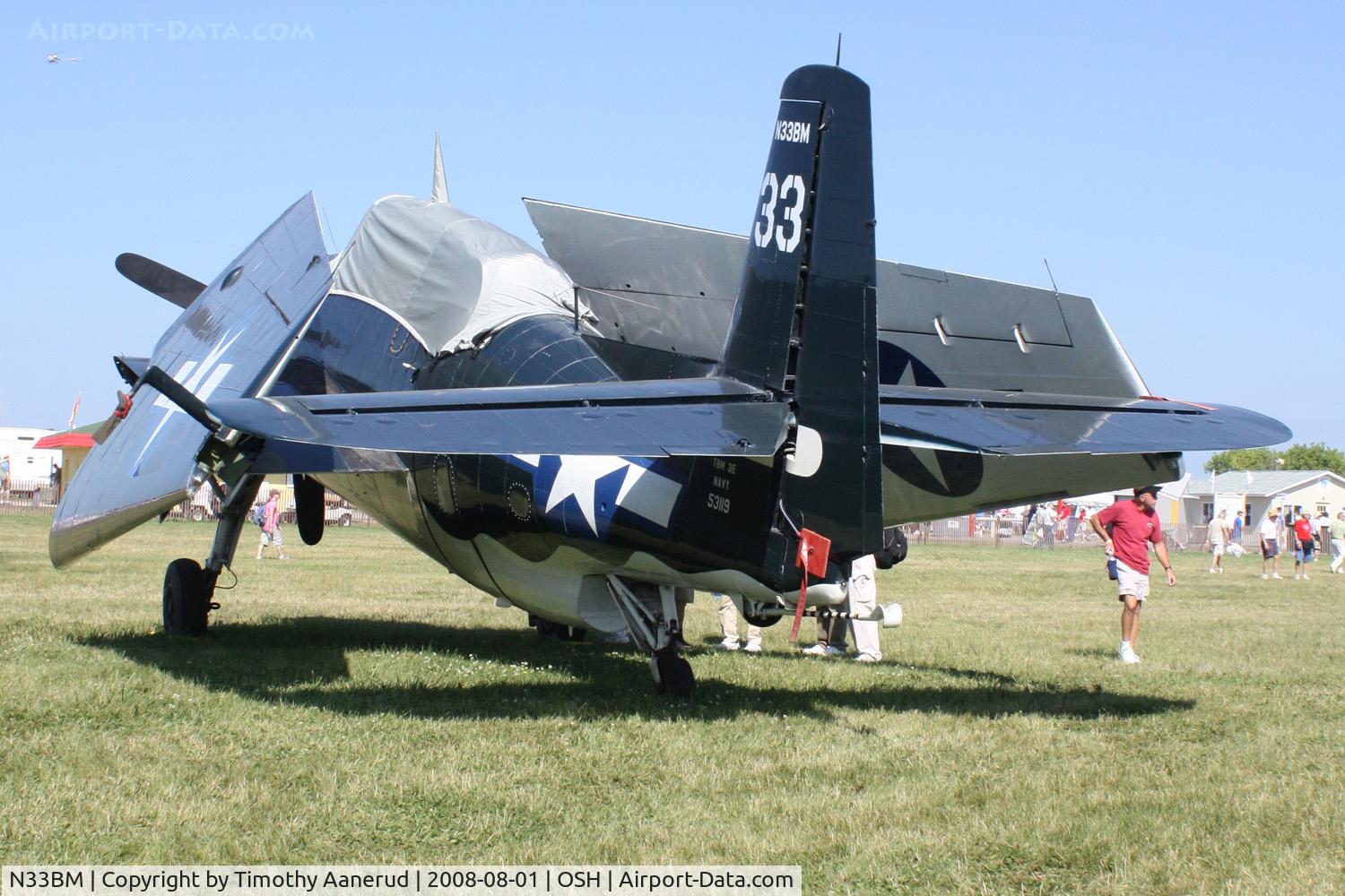 N33BM, 1943 Grumman TBM-3E Avenger C/N 53119, EAA AirVenture 2008