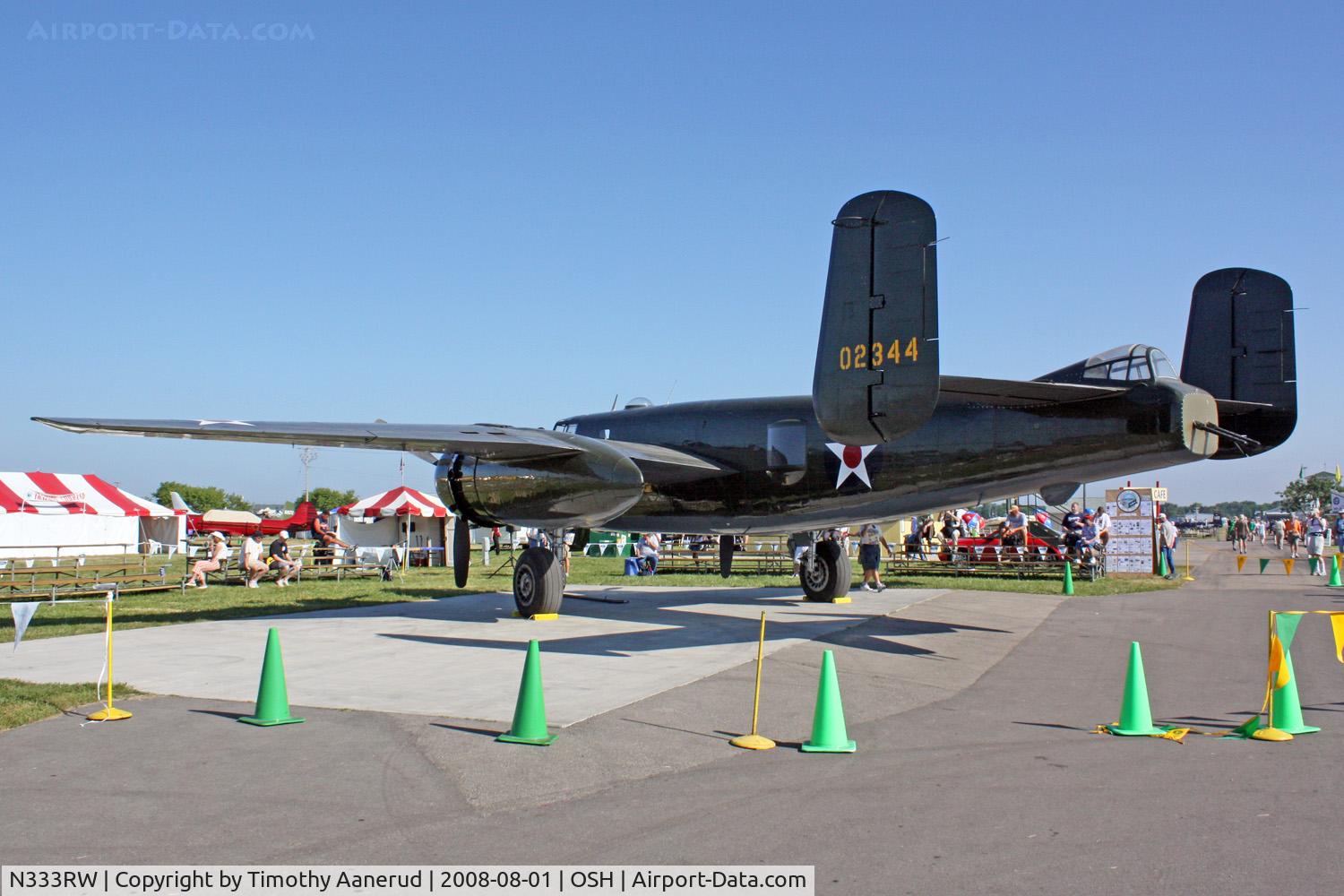 N333RW, 1944 North American B-25N Mitchell C/N 108-47488, EAA AirVenture 2008