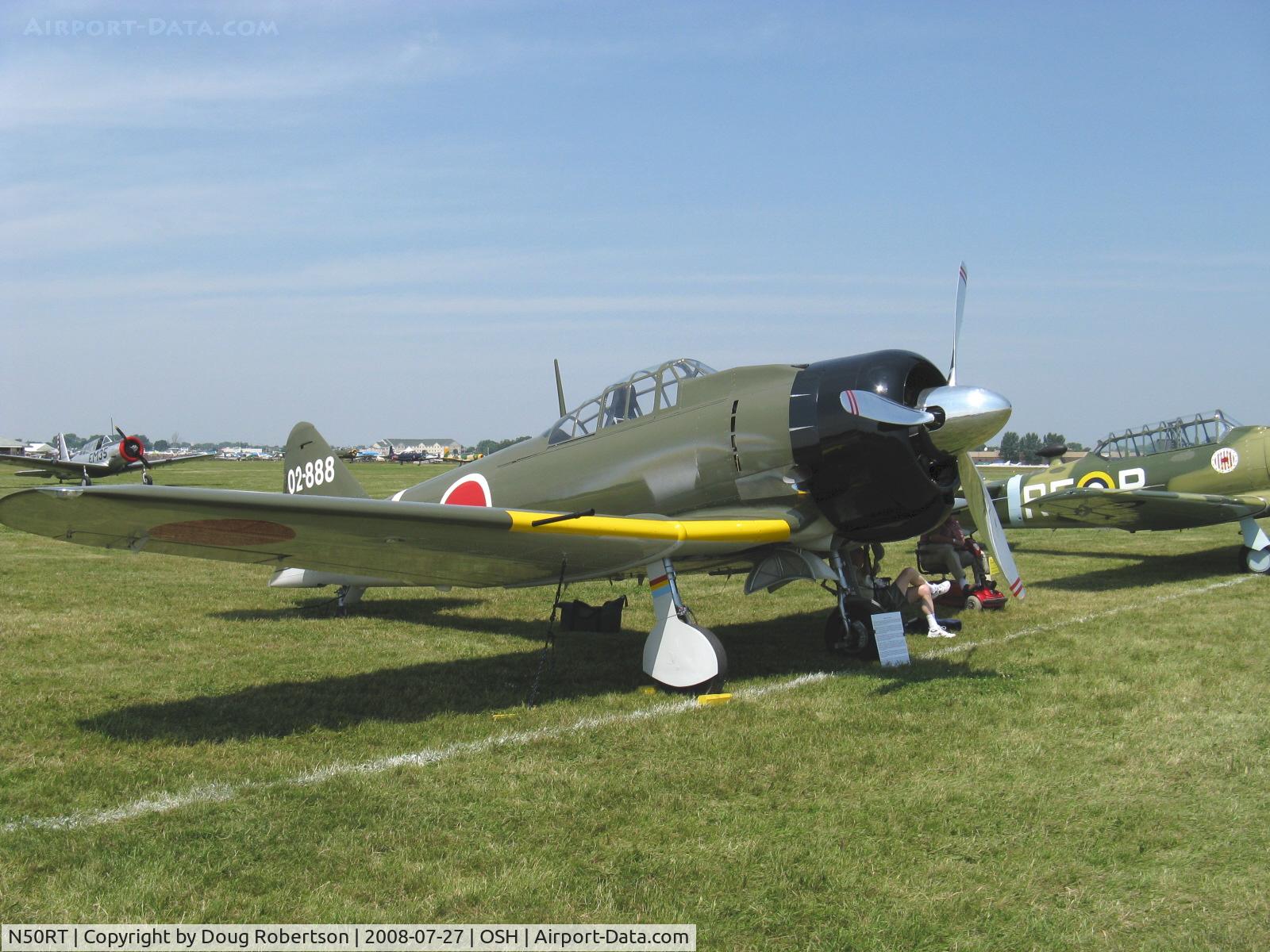 N50RT, 1992 Mitsubishi A6M2 Zero Replica C/N 0001, 1992 R T Aircraft Mitsubishi A6M2 'ZERO' replica, P&W R-1340 Wasp 600 Hp