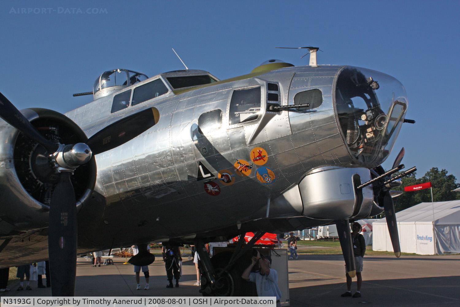 N3193G, 1944 Boeing B-17G Flying Fortress C/N 77255, EAA AirVenture 2008
