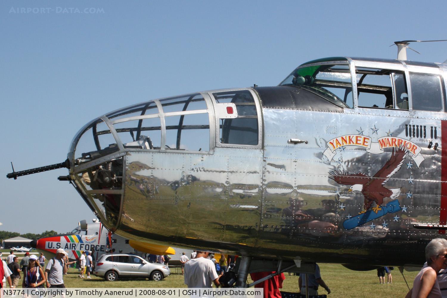 N3774, 1943 North American B-25D Mitchell C/N 100-23960, EAA AirVenture 2008