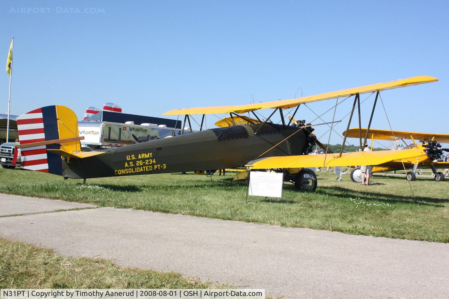 N31PT, 1998 Consolidated PT-3 Replica C/N 1, EAA AirVenture 2008