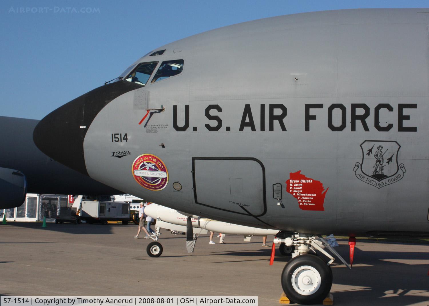 57-1514, 1957 Boeing KC-135R Stratotanker C/N 17585/194, EAA AirVenture 2008