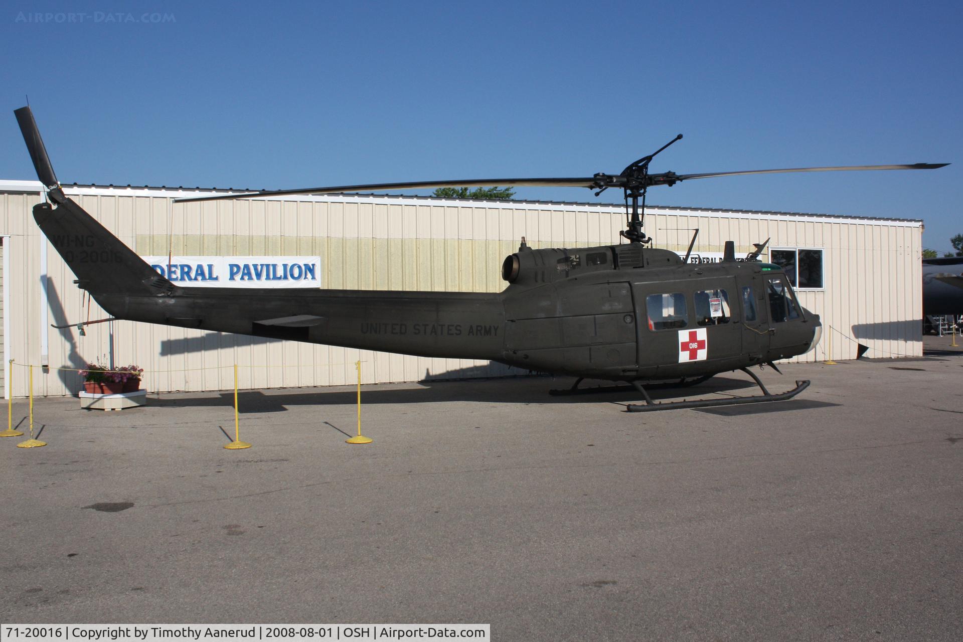 71-20016, 1971 Bell UH-1V Iroquois C/N 12840, EAA AirVenture 2008