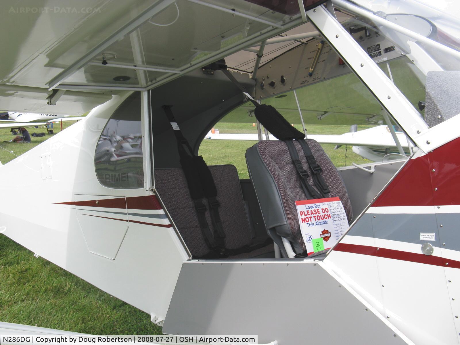 N286DG, 2008 Piper PA-18 Super Cub Replica C/N X001, 2007 Wildwood Aviation 18 (PA-18 SUPER CUB replica), Lycoming O-360 180 Hp, built & finished superior to original, Experimental class