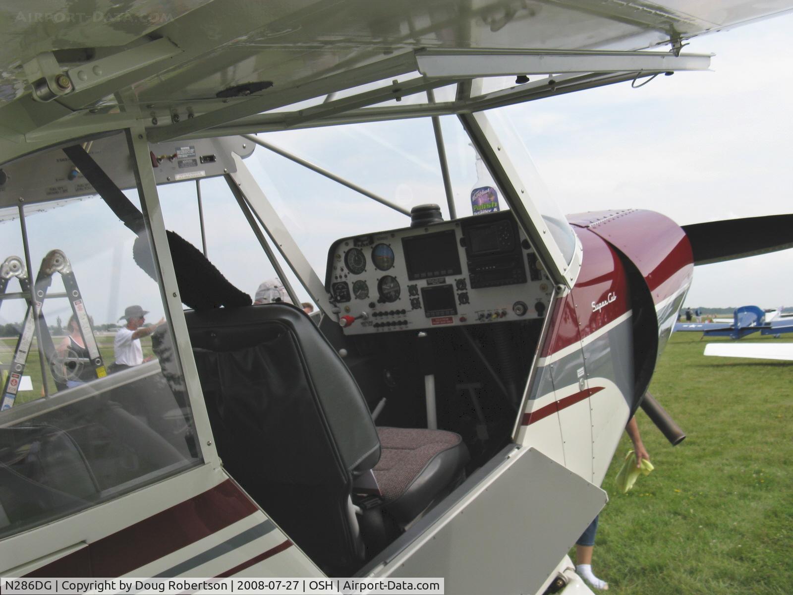 N286DG, 2008 Piper PA-18 Super Cub Replica C/N X001, 2007 Wildwood Aviation 18 (PA-18 SUPER CUB replica), Lycoming O-360 180 Hp, built & finished superior to original, panel