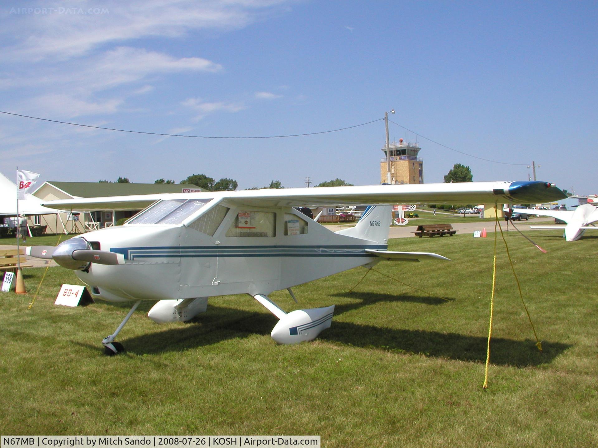 N67MB, 1982 Bede BD-4 C/N 379, EAA AirVenture 2008.