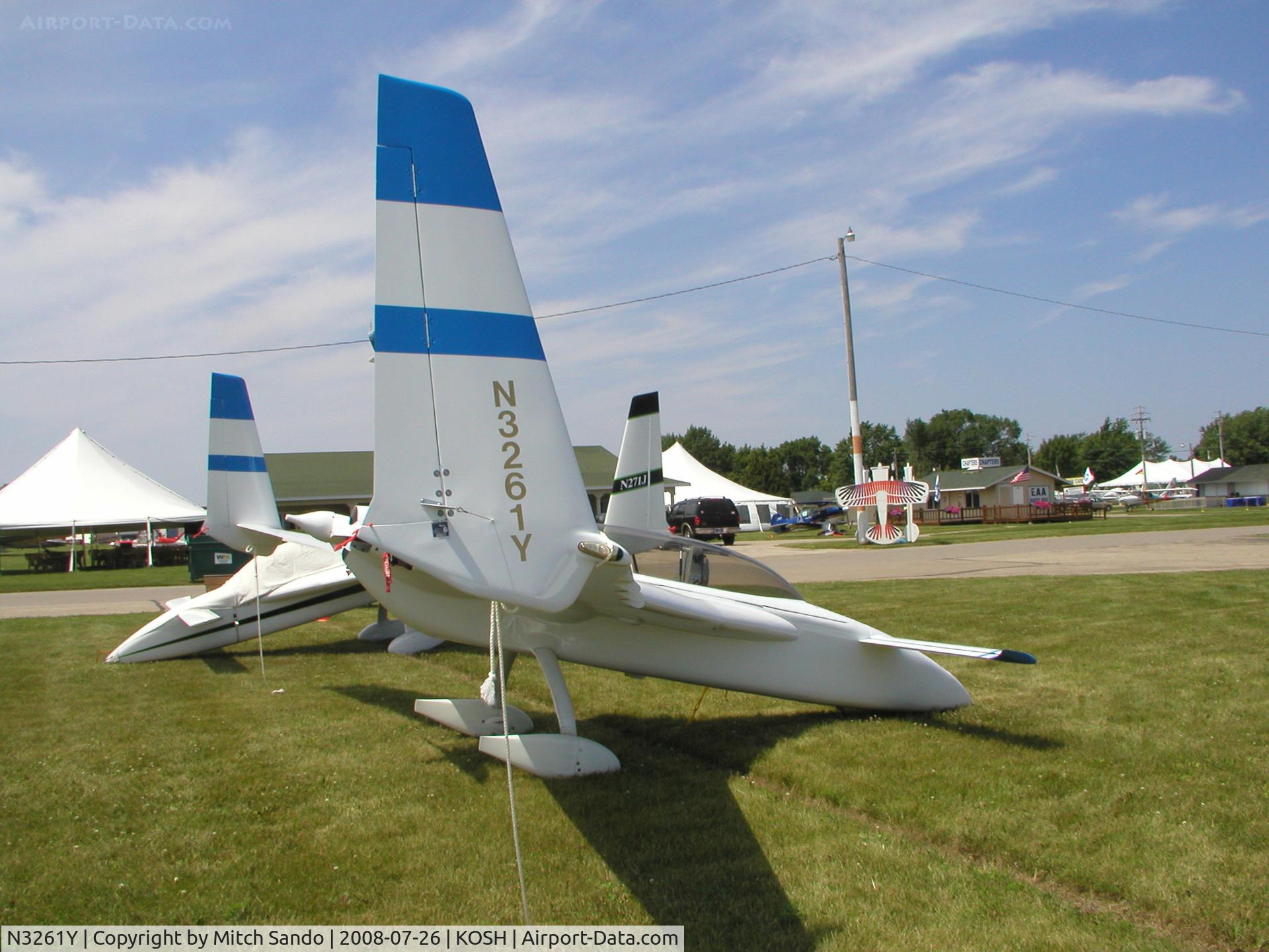 N3261Y, 2005 Rutan Long-EZ C/N P01, EAA AirVenture 2008.