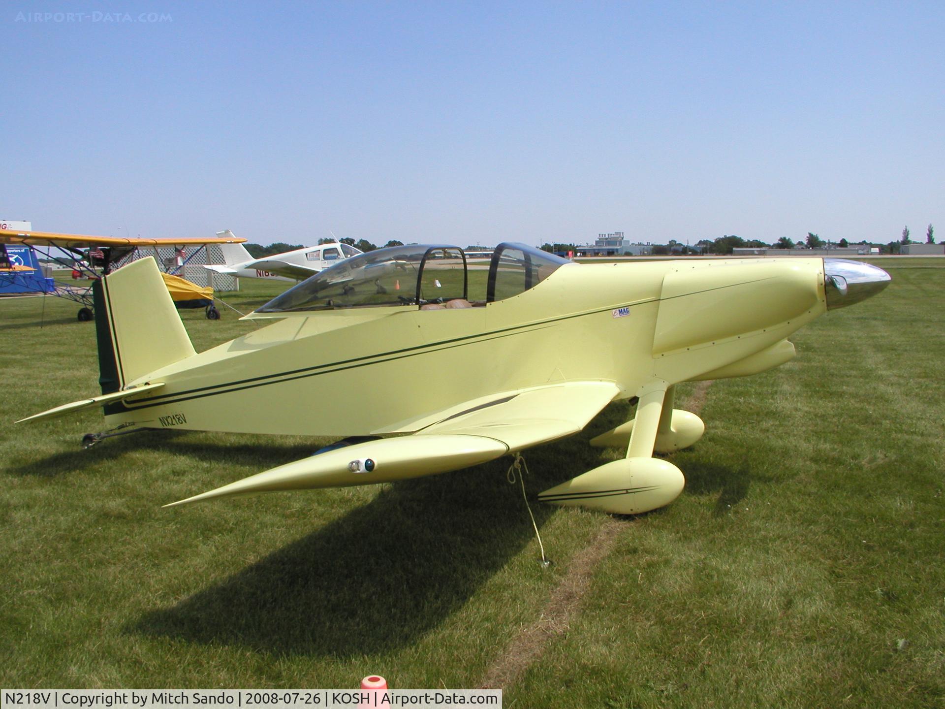 N218V, 2006 Thorp T-18 Tiger C/N 45, EAA AirVenture 2008.