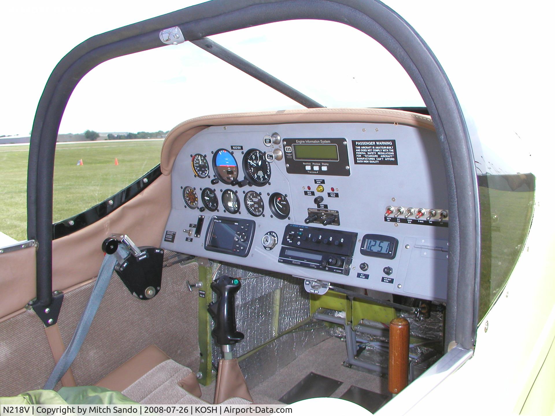N218V, 2006 Thorp T-18 Tiger C/N 45, EAA AirVenture 2008.