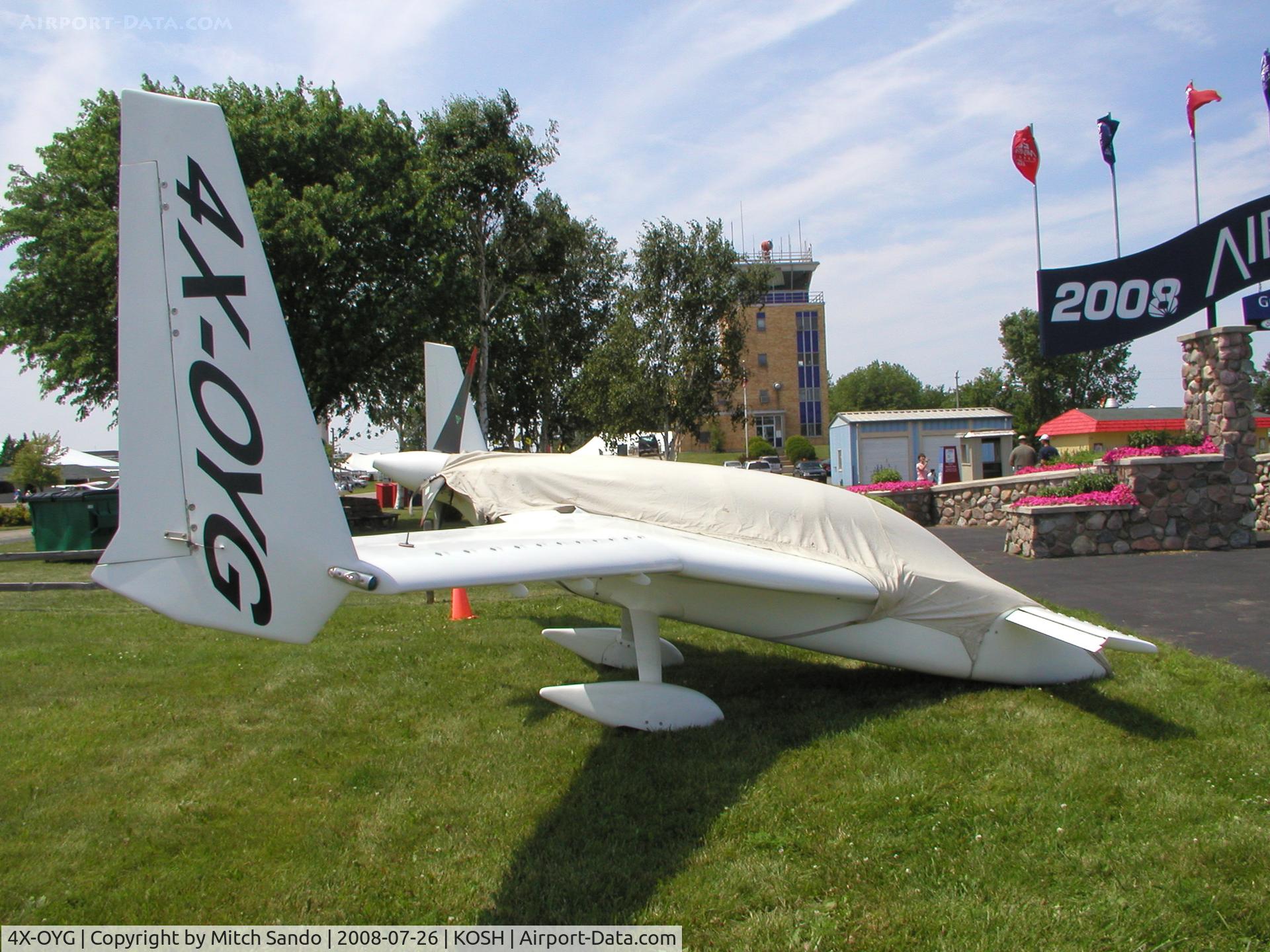 4X-OYG, 1996 Co-Z Cozy Mark IV C/N 1194, EAA AirVenture 2008.