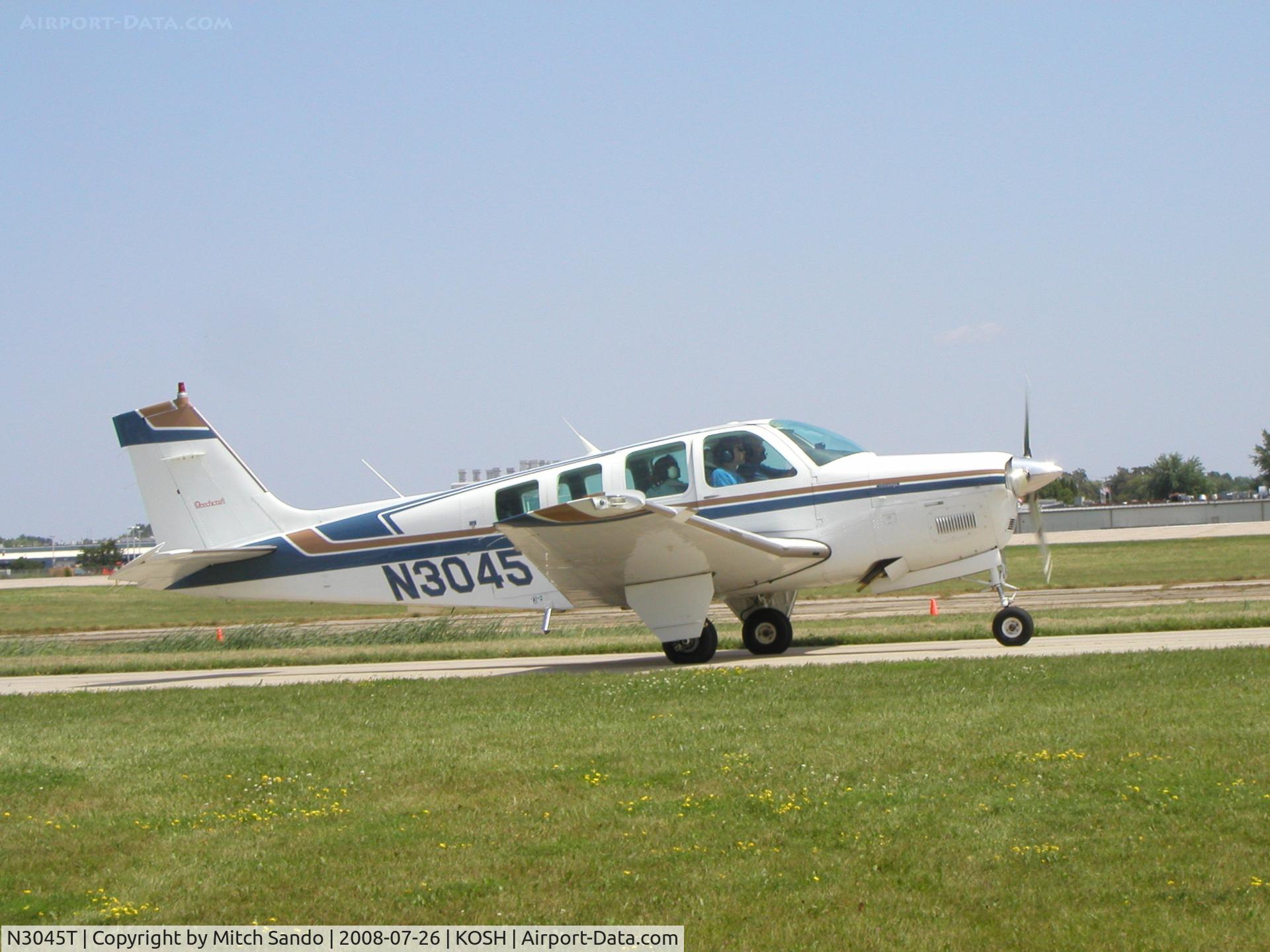 N3045T, 1987 Beech A36 Bonanza 36 C/N E-2369, EAA AirVenture 2008.