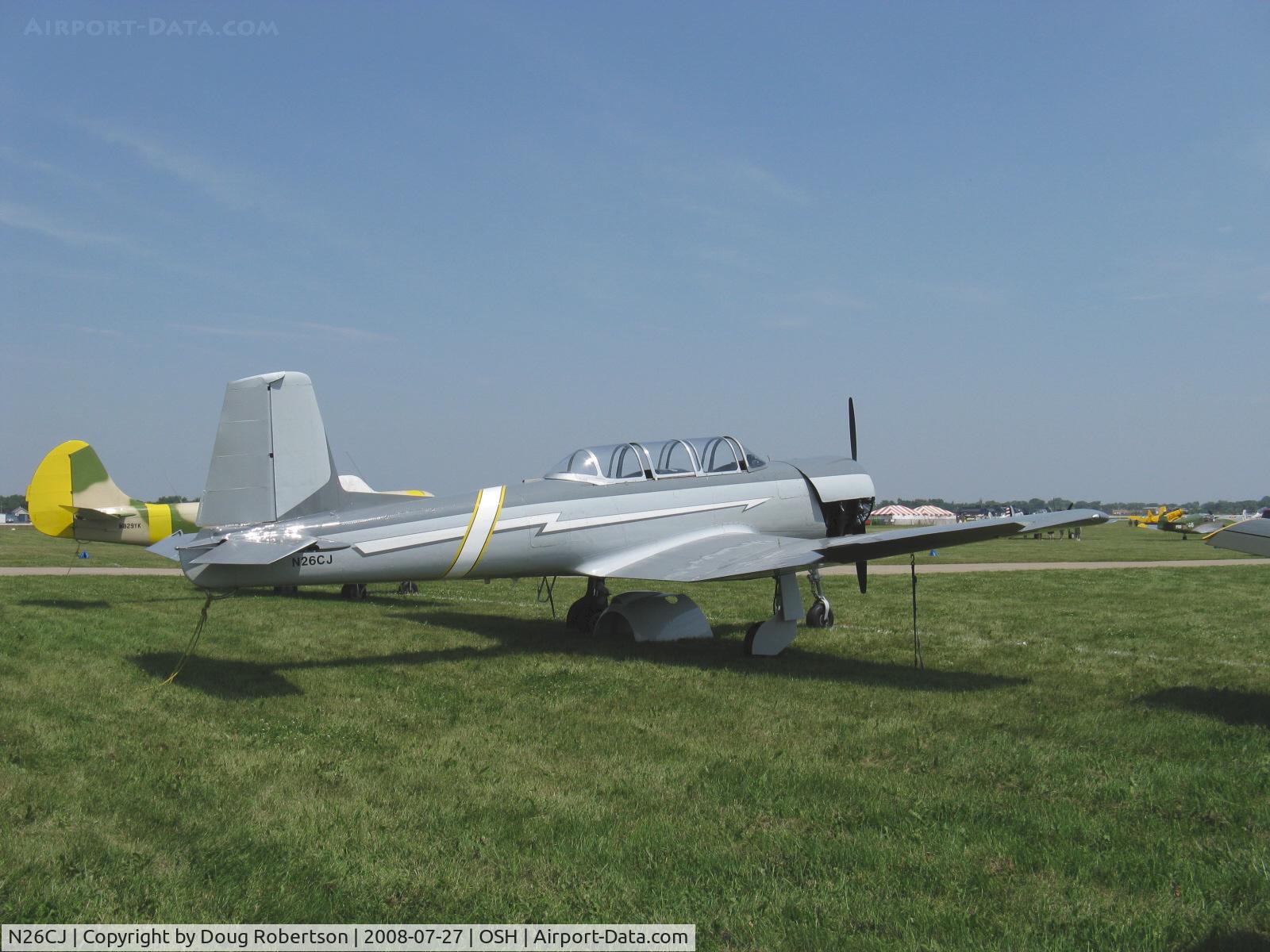 N26CJ, 1977 Nanchang CJ-6A C/N 1832046, 1966 Nanchang China CJ-6A, Huosai 6JIA nine cylinder radial 285 Hp