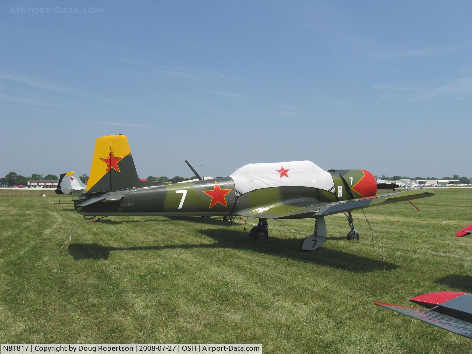 N81817, 1972 Nanchang CJ-6A C/N 2851260, 1972 Nanchang China CJ-6A