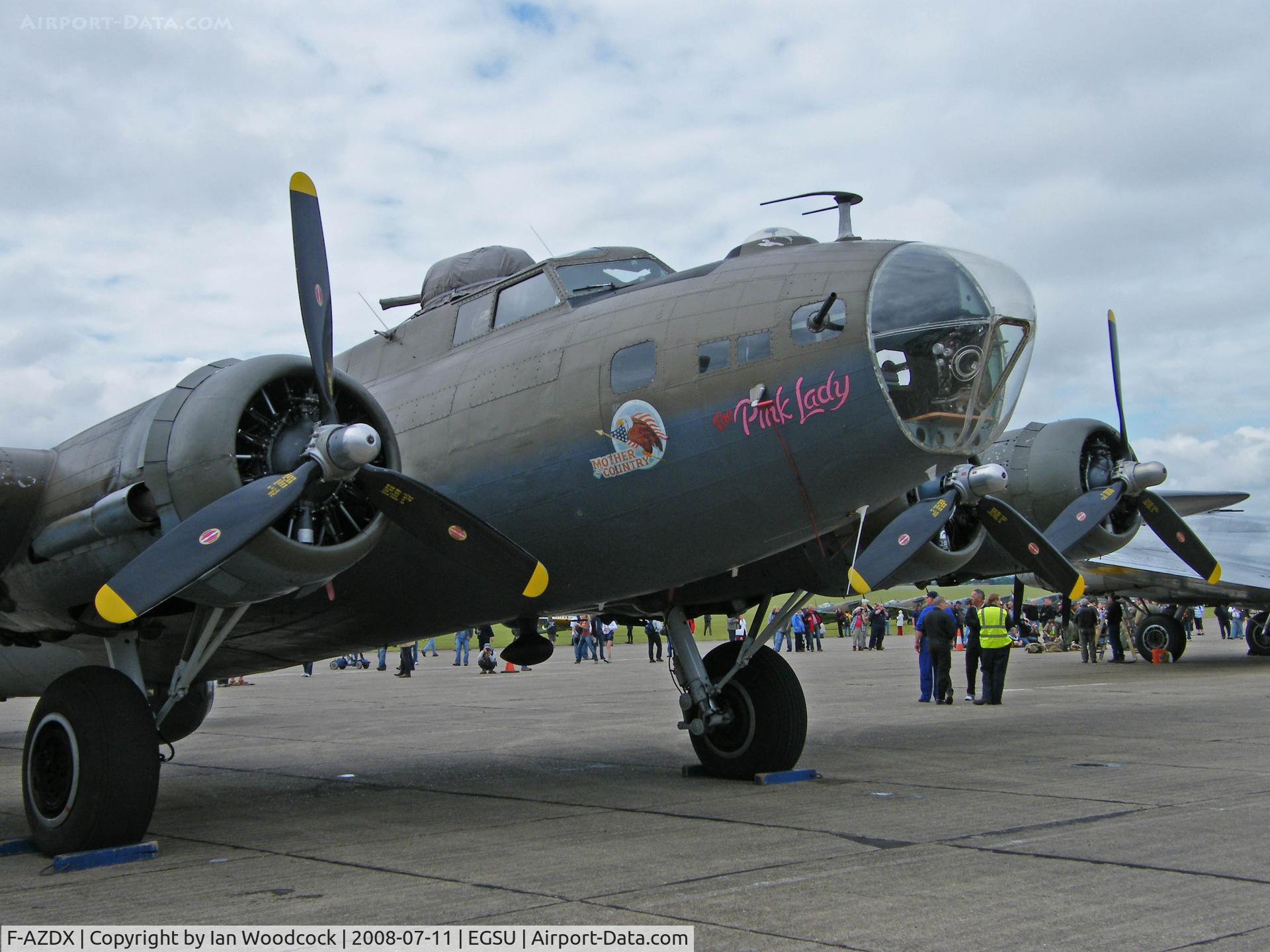 F-AZDX, 1944 Boeing B-17G Flying Fortress C/N 8246, Boeing B-17G/Duxford (Pink Lady)