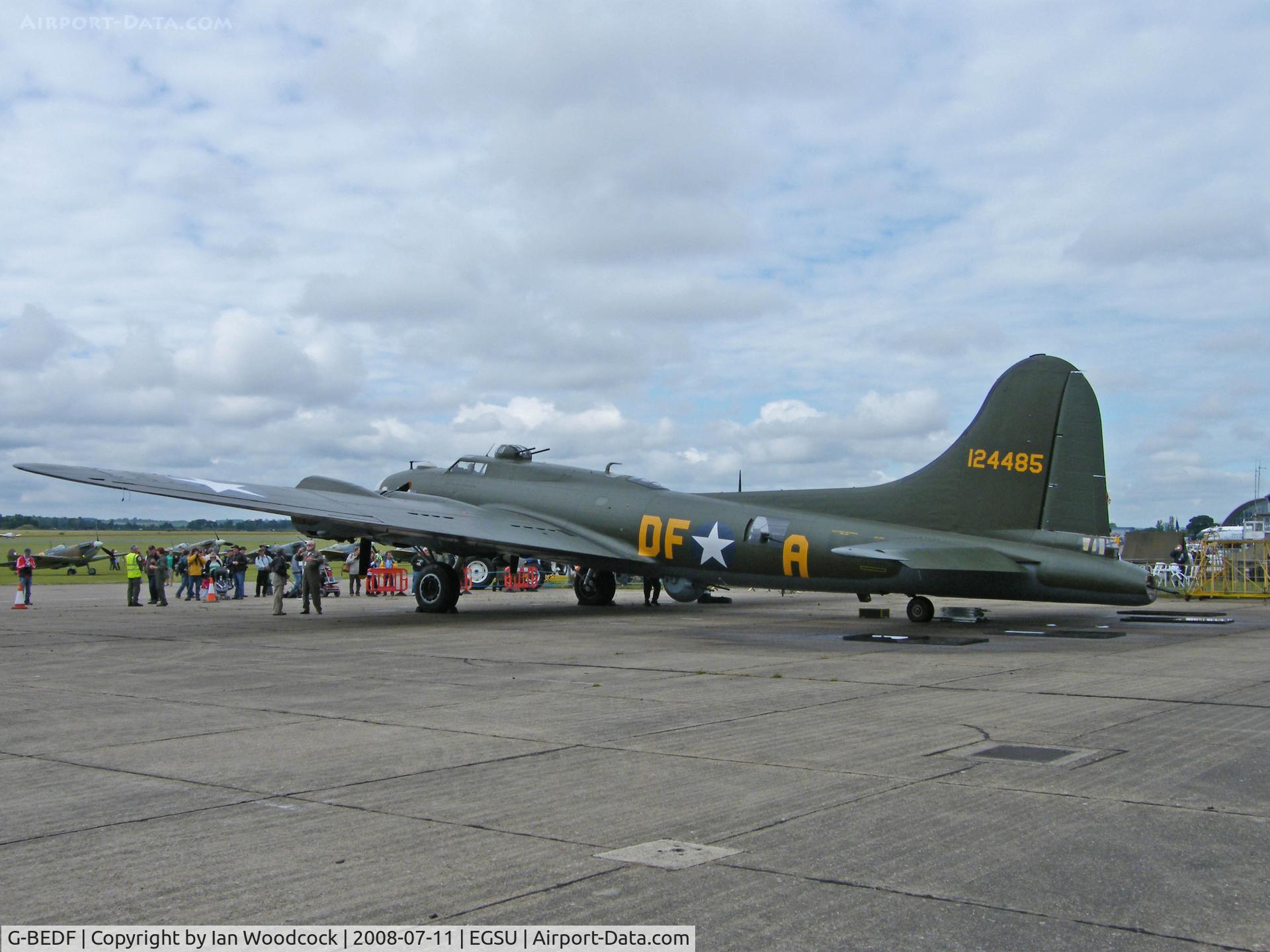 G-BEDF, 1944 Boeing B-17G Flying Fortress C/N 8693, Boeing B-17G/Duxford (Sally B)