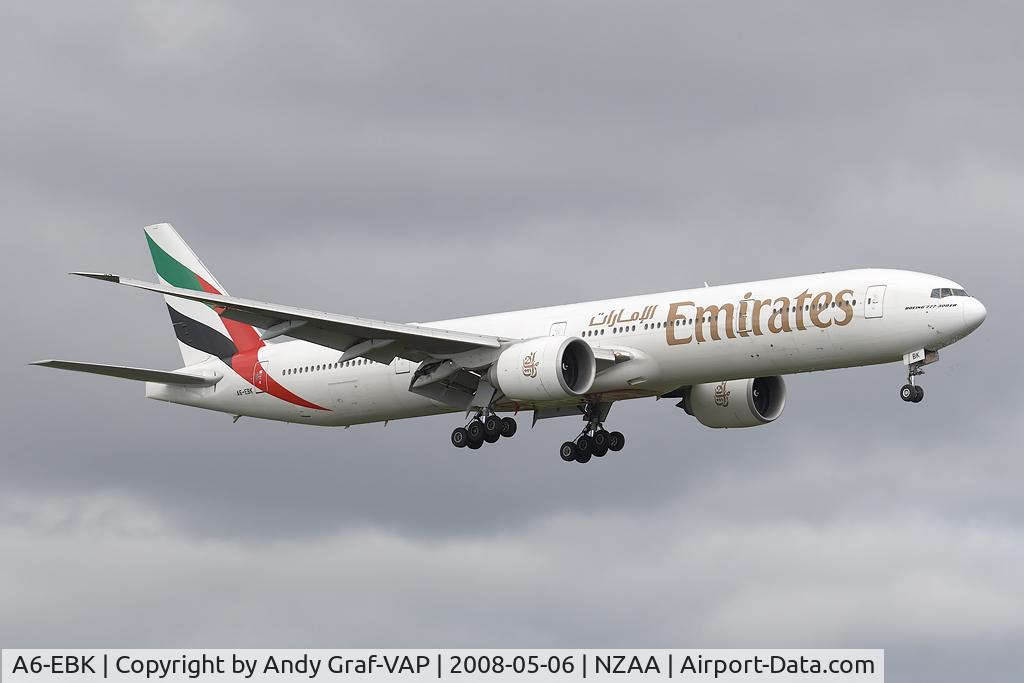 A6-EBK, 2006 Boeing 777-31H/ER C/N 34481, Emirates 777-300
