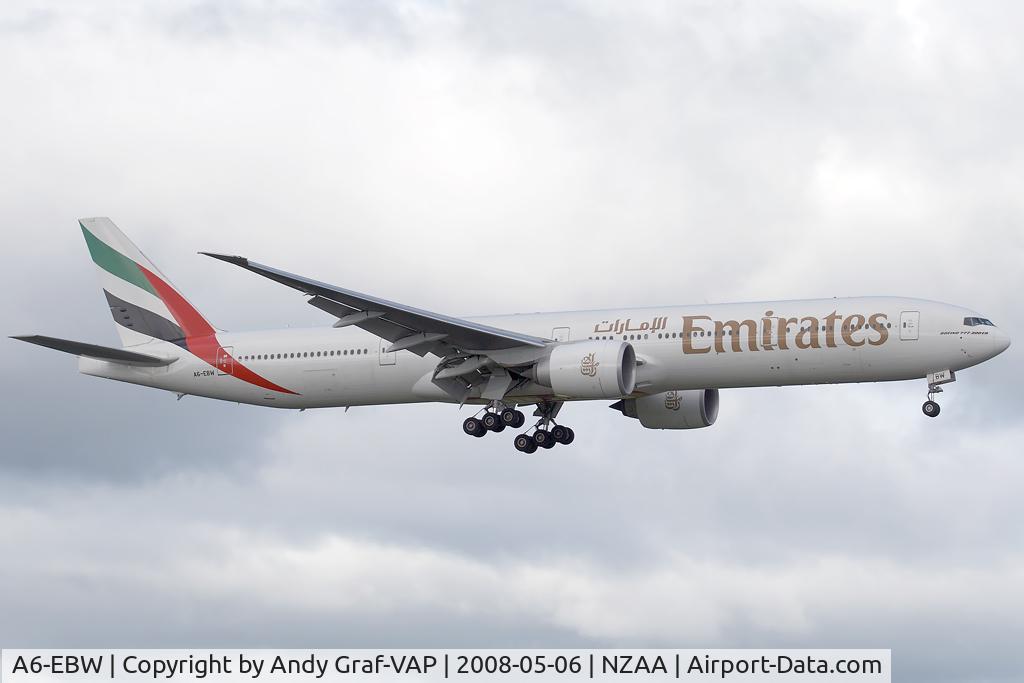 A6-EBW, 2006 Boeing 777-36N/ER C/N 32793, Emirates 777-300