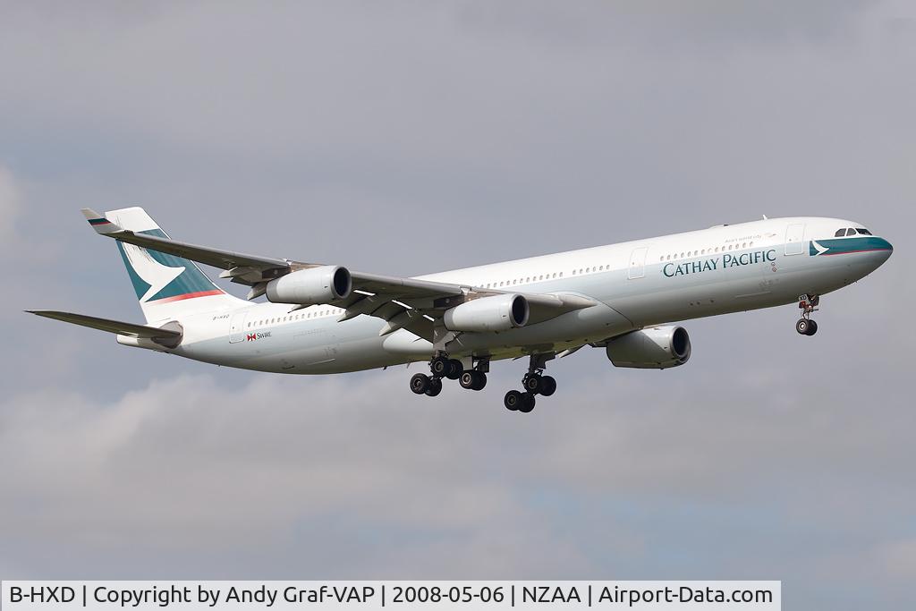 B-HXD, 1996 Airbus A340-313 C/N 147, Cathay Pacific A340-300