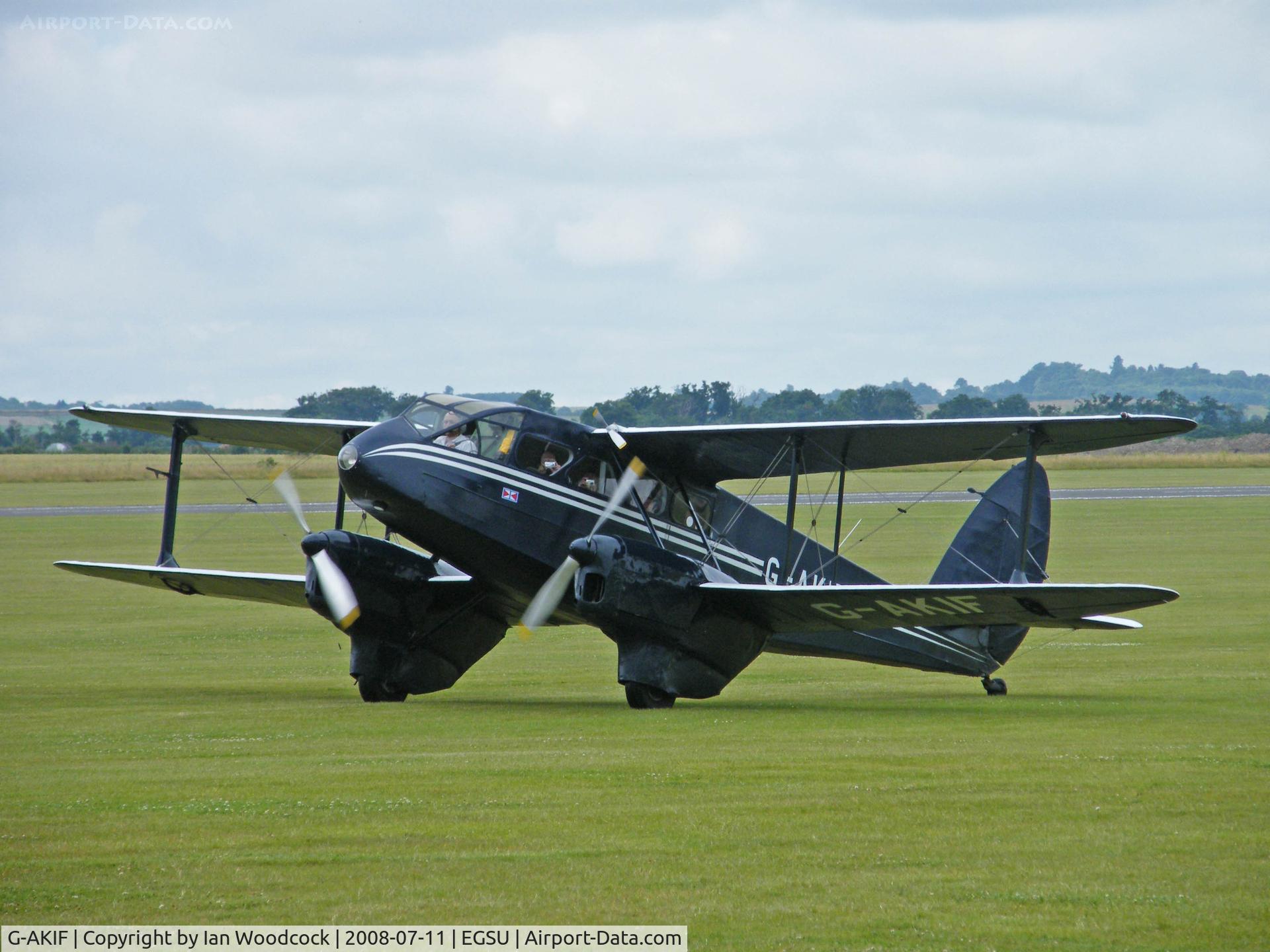 G-AKIF, 1944 De Havilland DH-89A Dominie/Dragon Rapide C/N 6838, de Havilland DH-89A/Duxford