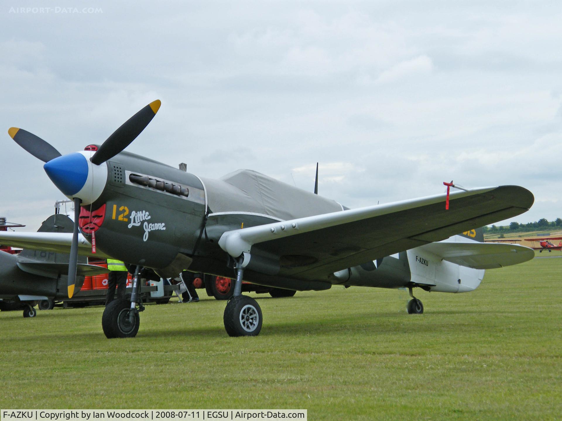 F-AZKU, 1942 Curtiss P-40N Warhawk C/N 29677, Curtiss P-40N/Duxford