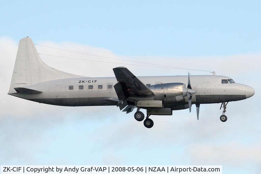 ZK-CIF, 1956 Convair 580 C/N 381, Convair 580