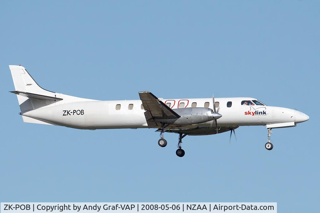ZK-POB, 1985 Fairchild Swearingen SA-227AC Metro III C/N AC-606B, Skylink SWM