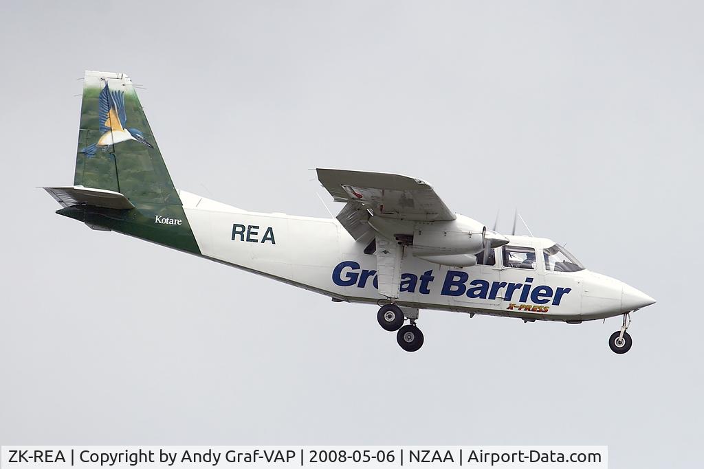 ZK-REA, Britten-Norman BN-2A-26 Islander C/N 43, Great Barrier Express BN2