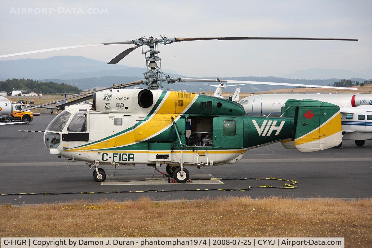 C-FIGR, 1999 Kamov Ka-32A11BC C/N (31585)8707/05, Taken at Victoria Intl Airport viewing area.  http://www.vih.com/