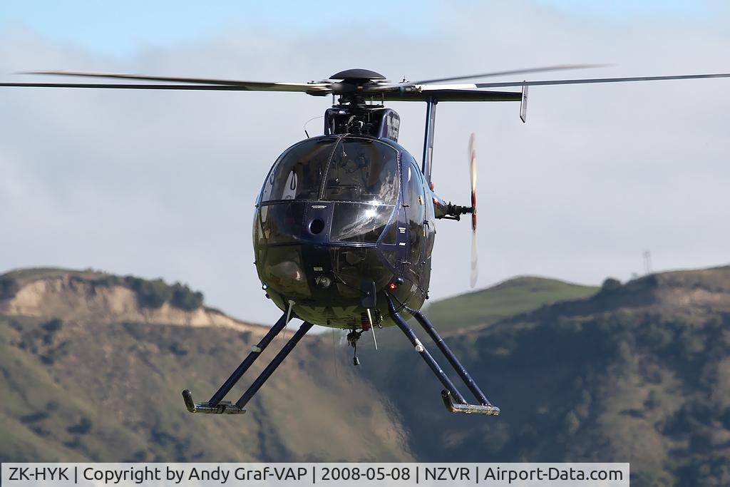 ZK-HYK, Hughes 369E C/N 0156E, Hill Country Helicopters MD500